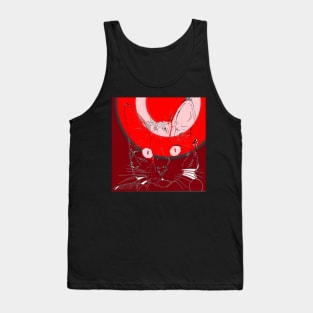ART RED CAT Tank Top